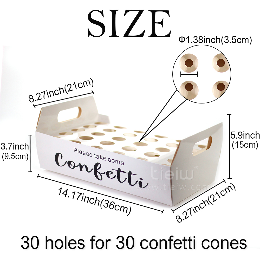 Держатель для конфетти, натура – обзор и цена Cotton Candy Cone